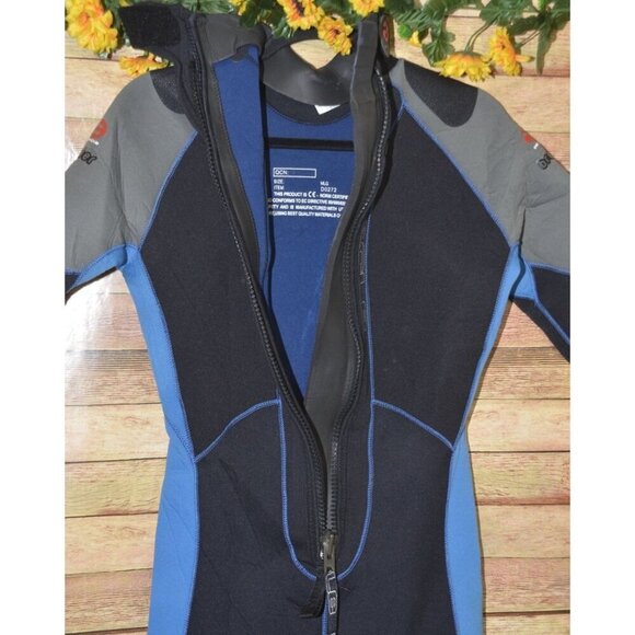 Pinnacle BREAKER Men Size L 3mm Full Scuba Diving Surfing Wetsuit D0272 - Picture 9 of 12